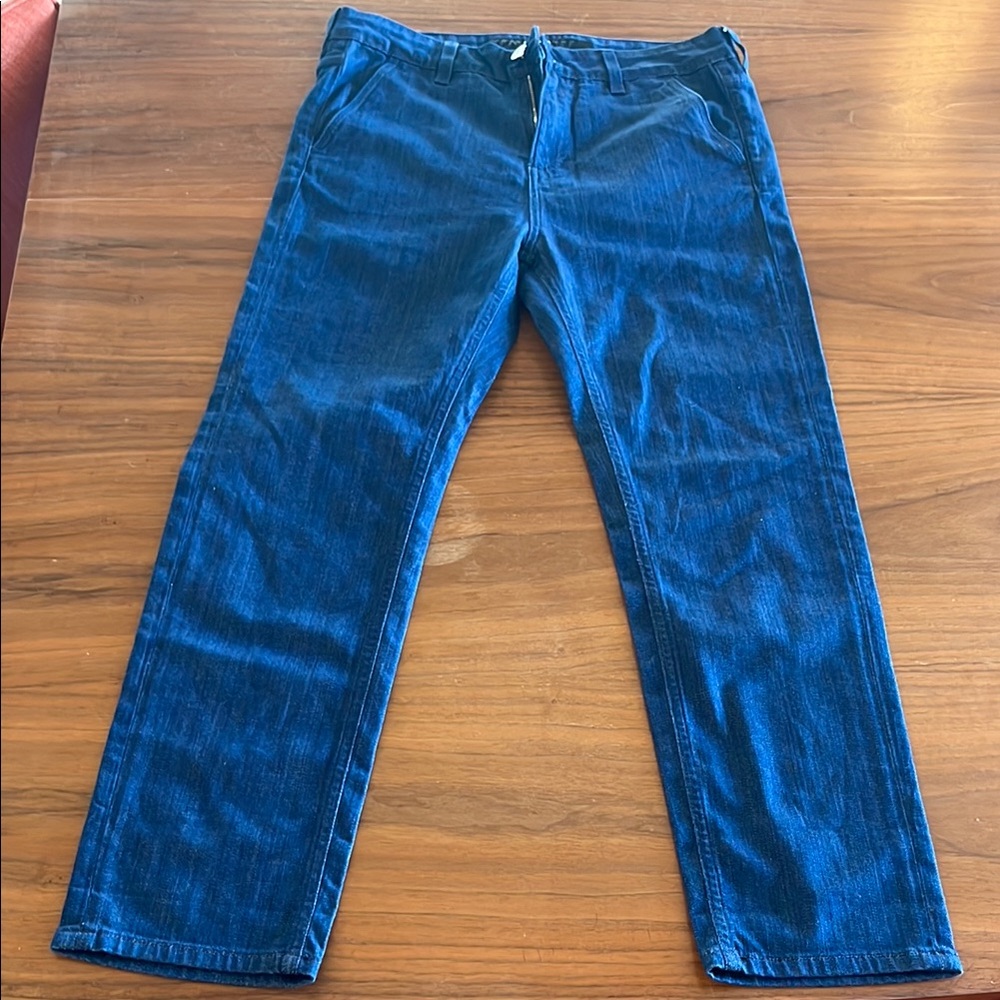 Escada Blue Straight Leg Jeans, Size 34 (US waist size 31)